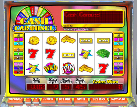 bingo cafe cash carousel 5 reel online slots game