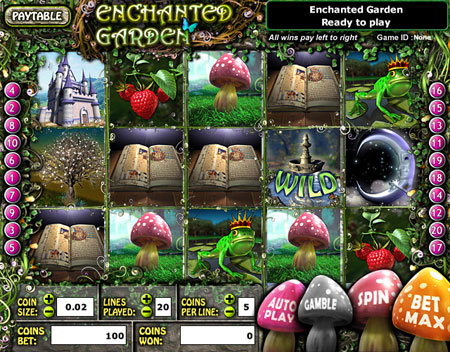 bingo cafe enchanted garden 5 reel online slots game